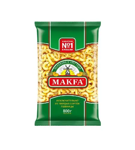 Makaron önümi "Makfa" Рожки гладкие 800 gr